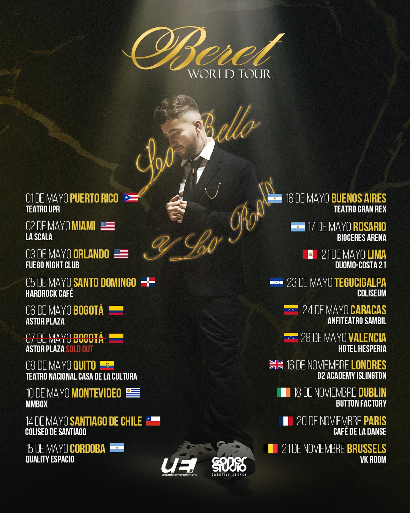 Beret Tour Poster 2026